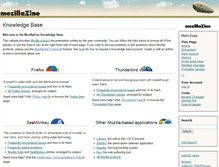 Tablet Screenshot of kb.mozillazine.org